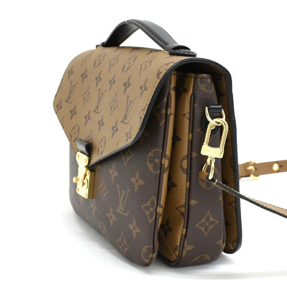 Louis Vuitton Handbags - Louis Vuitton Monogram Metis Bag Reverse Handbag Pochette Shoulder Brown